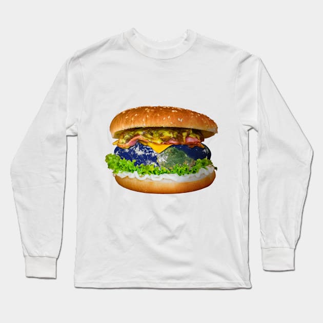 Sad Planet 03a Long Sleeve T-Shirt by JulianFJones01